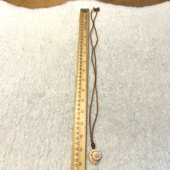 Shell Pendant Boho Hawaiian Long Necklace Unisex - Picture 6 of 6